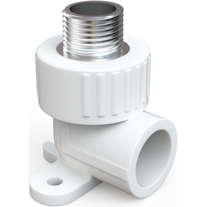 Mexen PPR koleno s vešiakom zvárané k rúrkam PPR 25 x 3/4 GZ - W97341-2534M-00