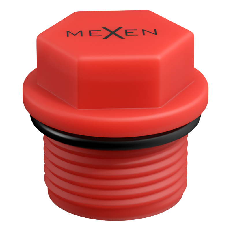 Mexen PPR krátka zátka na testovanie 3/4 GZ červená - W97343-34-01