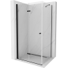 Mexen Lima skladací sprchovací kút 90 x 120 cm, transparentný, čierny - 856-090-120-70-00