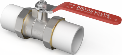 Mexen PPR guľový ventil so vsuvkami PP zvarený pre rúry PPR 40 x 40 - W97350-40-00