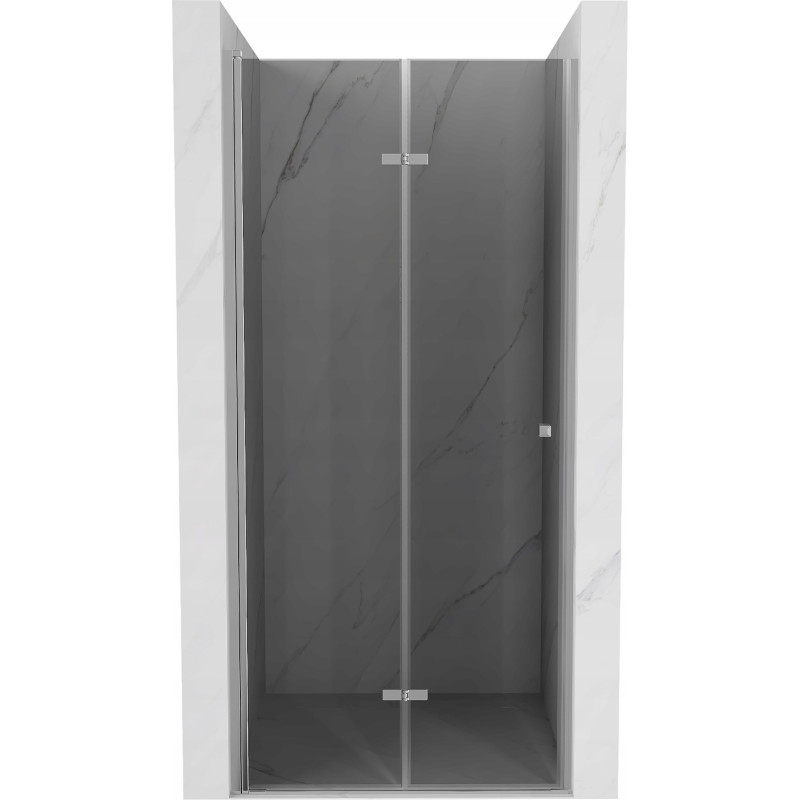 Mexen Lima skladacie sprchové dvere 90 cm, grafit, chróm - 856-090-000-01-40