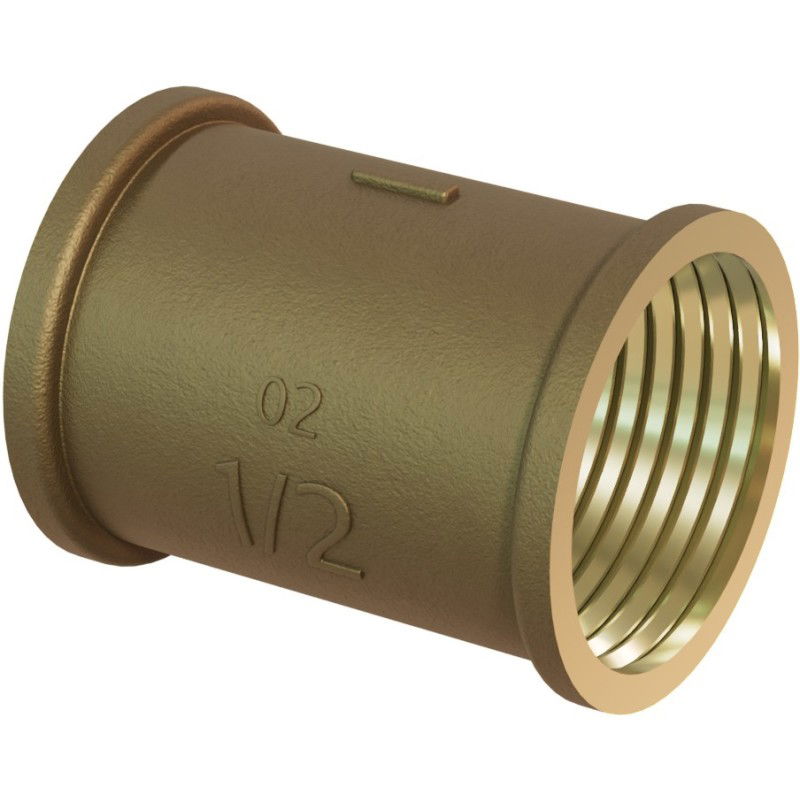Mexen BRASS mosadzná ​​mufa 3/4 GW x 3/4 GW - W97401-3434