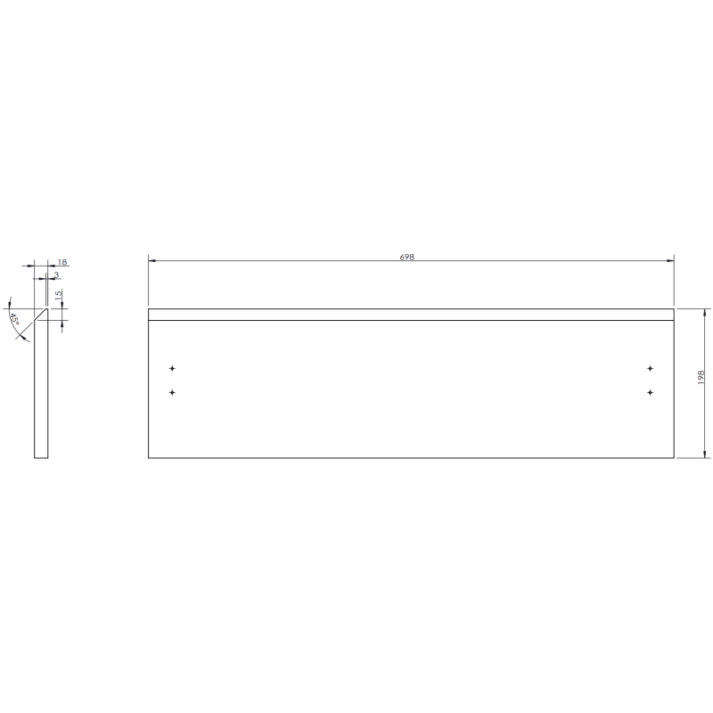 Mexen Orio kúpeľňová skrinka 70 cm s umývadlom Vela, 1 zásuvka, grafit mat/biela mat - 91A10-07023-1-BF66-W23M01