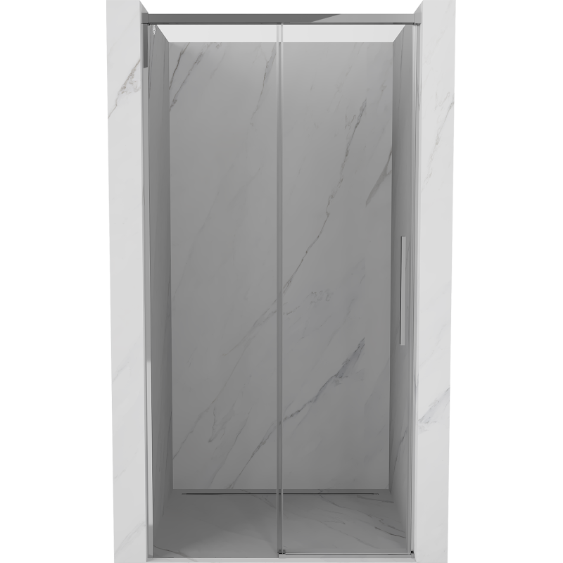 Mexen Rox sprchové dvere posuvné 125 cm, transparentné, chróm - 8C2-125-000-01-00