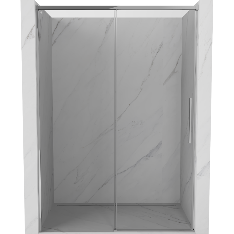 Mexen Rox sprchové dvere posuvné 145 cm, transparentné, chróm - 8C2-145-000-01-00