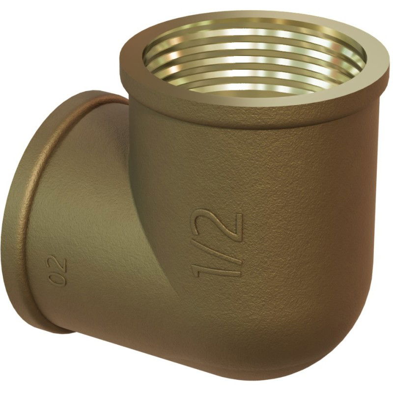 Mexen BRASS mosadzný koleno 5/4 GW x 5/4 GW - W97402-5454