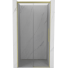 Mexen Rox sprchové dvere posuvné 120 cm, transparentné, zlaté brúsené - 8C2-120-000-55-00