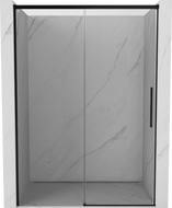 Mexen Rox posuvné sprchové dvere 145 cm, transparentné, čierne - 8C2-145-000-70-00