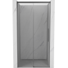 Mexen Rox sprchové dvere posuvné 125 cm, priehľadné, gun metal - 8C2-125-000-95-00