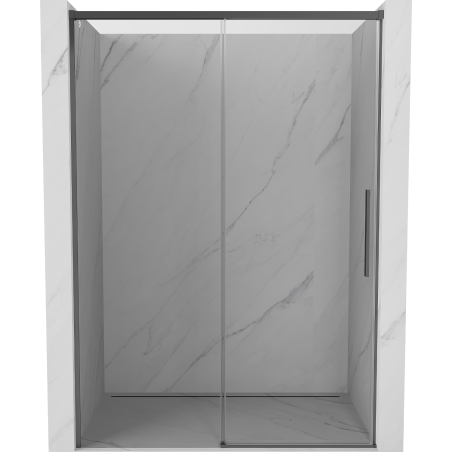 Mexen Rox posuvné sprchové dvere 140 cm, transparentné, gun metal - 8C2-140-000-95-00