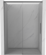 Mexen Rox posuvné sprchové dvere 145 cm, priehľadné, gun metal - 8C2-145-000-95-00