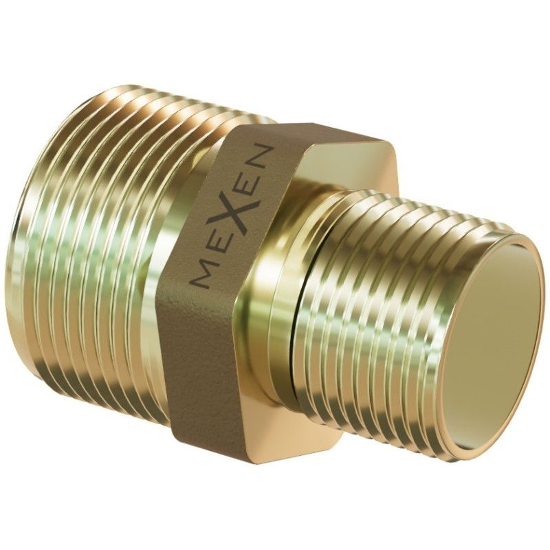 Mexen BRASS mosadzná redukčná vsuvka 1/2 vonkajší závit x 3/8 vonkajší závit - W97405-1238