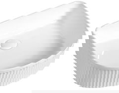 Mexen Grovo umývadlo na dosku ryhované 41 x 36 cm, biele - 22304200