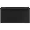 Mexen Orio kúpeľňová skrinka 50 cm s umývadlom Otis, 1 zásuvka, čierny mat - 91A10-05023-1-BF71-W18M71