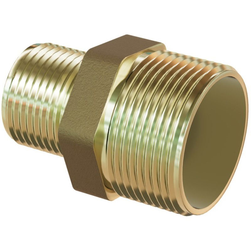 Mexen BRASS mosadzný redukčný nipl 2 GZ x 6/4 GZ - W97405-2064