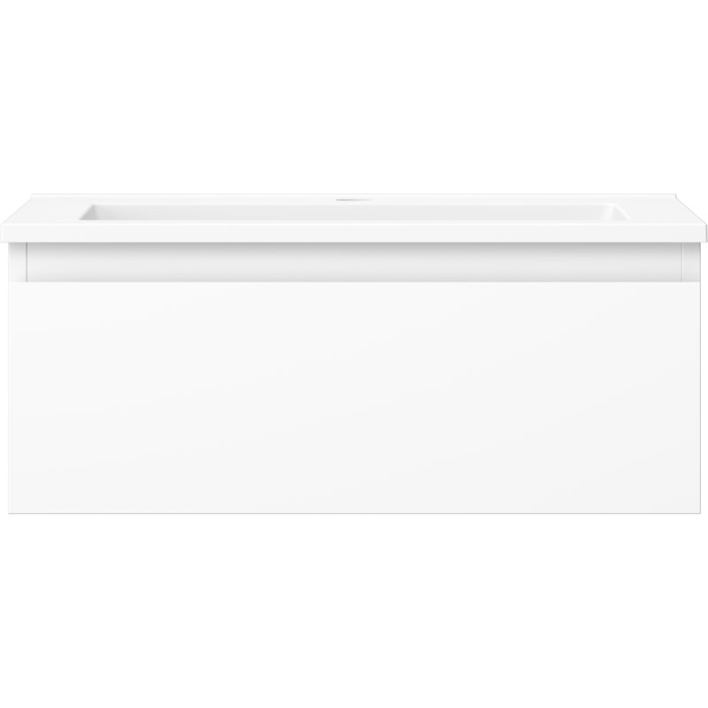 Mexen Orio kúpeľňová skrinka 60 cm s umývadlom Otis, 1 zásuvka, biela matná - 91A10-06023-1-BF01-W18M01