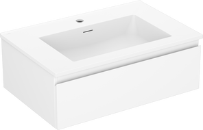 Mexen Orio skrinka do kúpeľne 70 cm s umývadlom Otis, 1 zásuvka, biela matná - 91A10-07023-1-BF01-W18M01