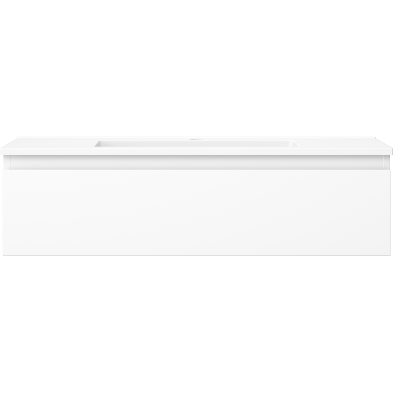 Mexen Orio kúpeľňová skrinka 90 cm s umývadlom Otis, 1 zásuvka, biela matná - 91A10-09023-1-BF01-W18M01