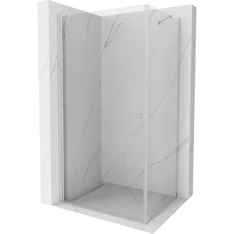 Mexen Pretoria sprchový kút 75 x 90 cm, priehľadný, chróm - 852-075-090-01-00