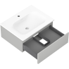 Mexen Orio kúpeľňová skrinka 60 cm s umývadlom Vela, 1 zásuvka, šedá matná/biela matná - 91A10-06023-1-BF62-W23M01