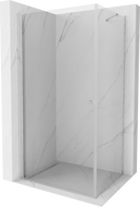 Mexen Pretoria sprchová kabína s otváracími dverami 80 x 70 cm, transparentná, chróm - 852-080-070-01-00