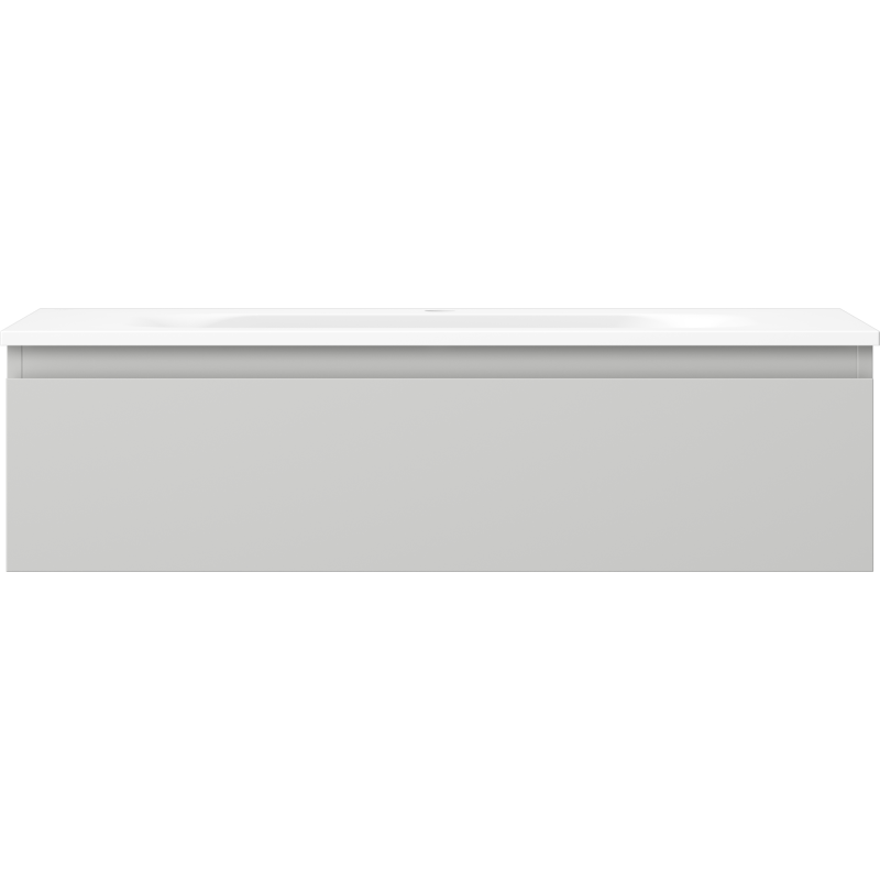 Mexen Orio kúpeľňová skrinka 90 cm s umývadlom Vela, 1 zásuvka, sivá matná/biela matná - 91A10-09023-1-BF62-W23M01