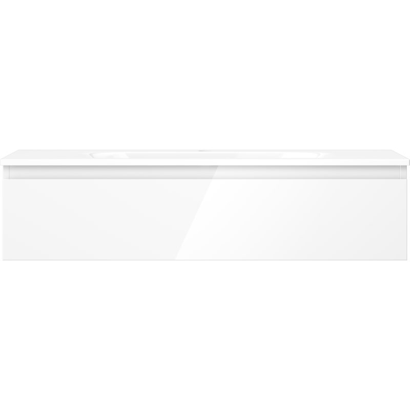 Mexen Orio kúpeľňová skrinka 100 cm s umývadlom Vela, 1 zásuvka, biely lesk - 91A10-10023-1-BF00-W23M00