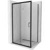 Mexen Apia posuvná sprchová kabína 100 x 90 cm, transparentná, čierna - 840-100-090-70-00