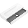 Mexen Orio kúpeľňová skrinka 120 cm s umývadlom Vela, 1 zásuvka, biela matná - 91A10-12023-1-BF01-W23M01