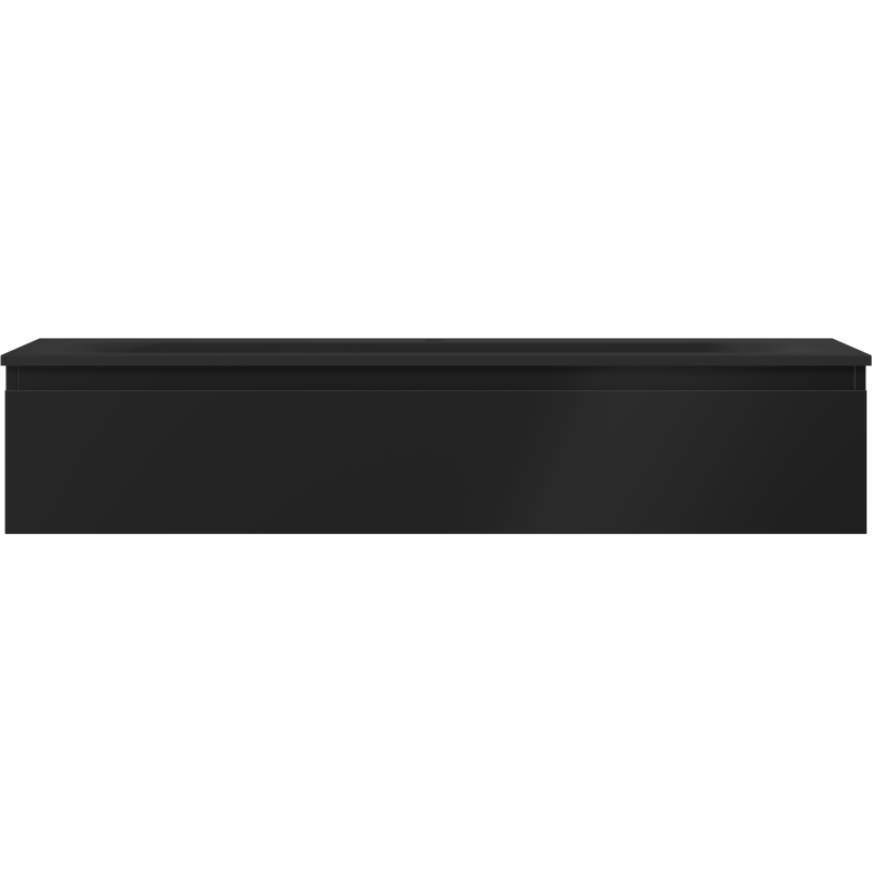 Mexen Orio kúpeľňová skrinka 120 cm s umývadlom Vela, 1 zásuvka, čierna matná - 91A10-12023-1-BF71-W23M71