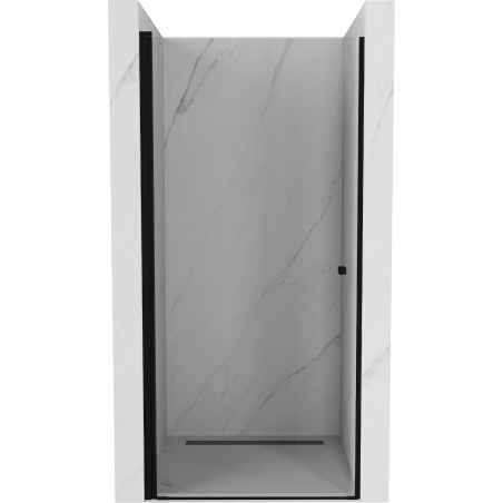 Mexen Pretoria otváracie sprchové dvere 70 cm, transparentné, čierne - 852-070-000-70-00