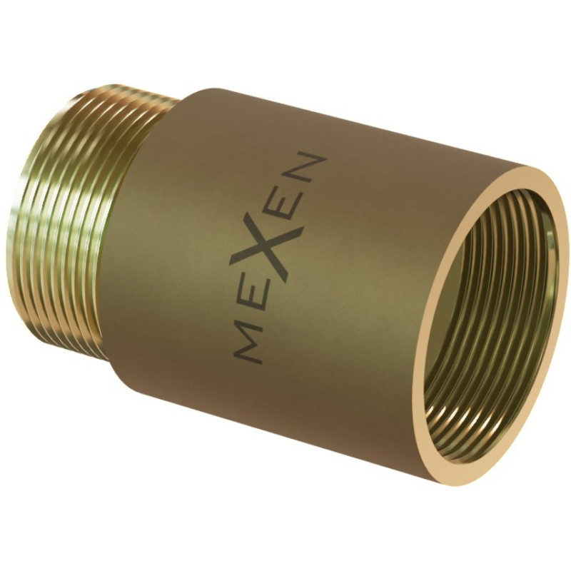 Mexen BRASS mosadzná okrúhla redukčná nástavba 1/2 GW x 3/8 GZ, 10 mm - W97416-1238-10