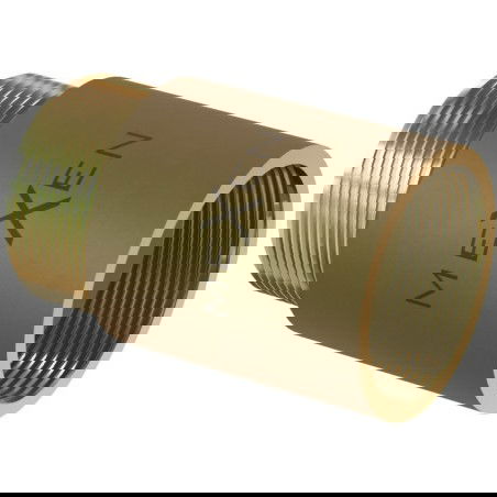 Mexen BRASS mosadzná okrúhla redukčná predĺžka 1/2 GW x 3/8 GZ, 10 mm - W97416-1238-10