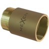 Mexen BRASS mosadzná okrúhla redukčná nástavba 1/2 GW x 3/8 GZ, 10 mm - W97416-1238-10