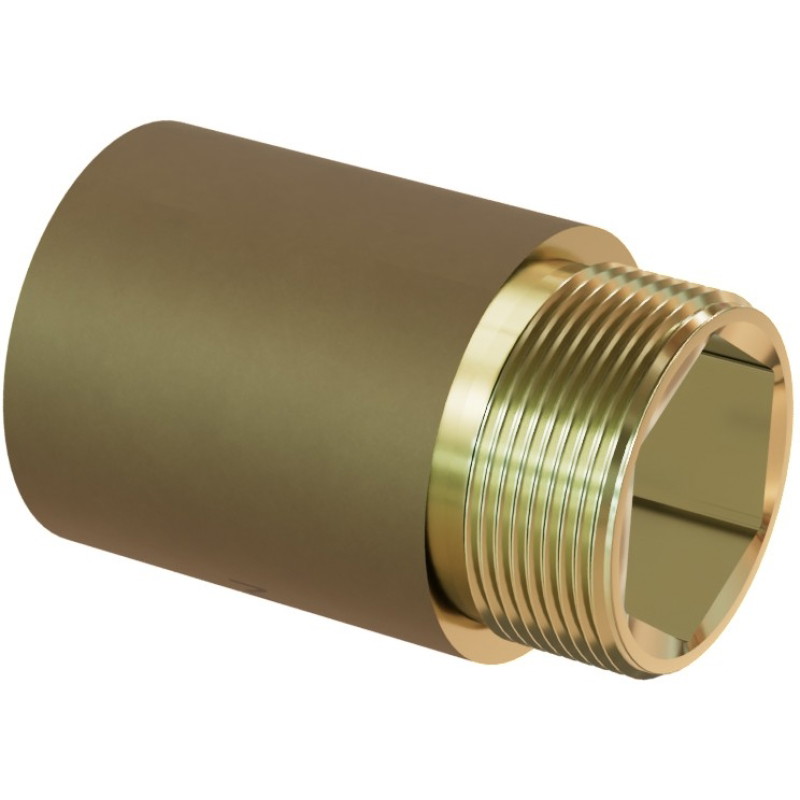 Mexen BRASS mosadzná okrúhla redukčná nástavba 1/2 GW x 3/8 GZ, 10 mm - W97416-1238-10