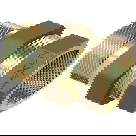 Mexen BRASS Mosadzná Priama Spojka 1 vonkajší závit x 1 vnútorný závit - W97417-1010