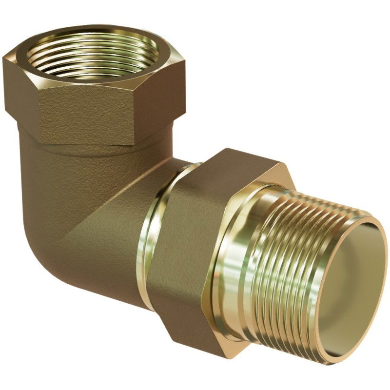 Mexen BRASS uhlová mosadzná spojka 6/4 GZ x 6/4 GW - W97418-6464