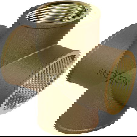 Mexen BRASS mosadzný štvorcestný spoj 1/2 GW x 1/2 GW x 1/2 GW x 1/2 GW - W97418-12121212