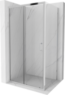 Mexen Apia sprchová kabína posuvná 125 x 80 cm, transparentná, chróm - 840-125-080-01-00