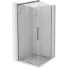 Mexen Rox posuvná sprchovacia kabína 90 x 90 cm, transparentná, gun metal - 8C2-090-090-95-00