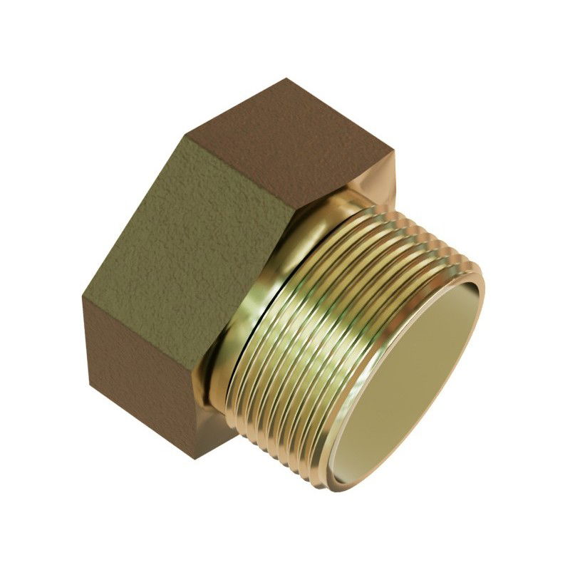 Mexen BRASS mosadzná redukcia maticovo-šróbovacia 5/4 GW x 1/2 GZ - W97419-5412