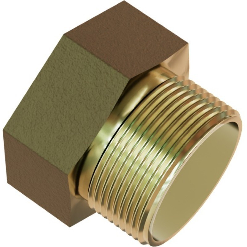 Mexen BRASS mosadzná redukcia matica-šróbenie 2 GW x 6/4 GZ - W97419-2064