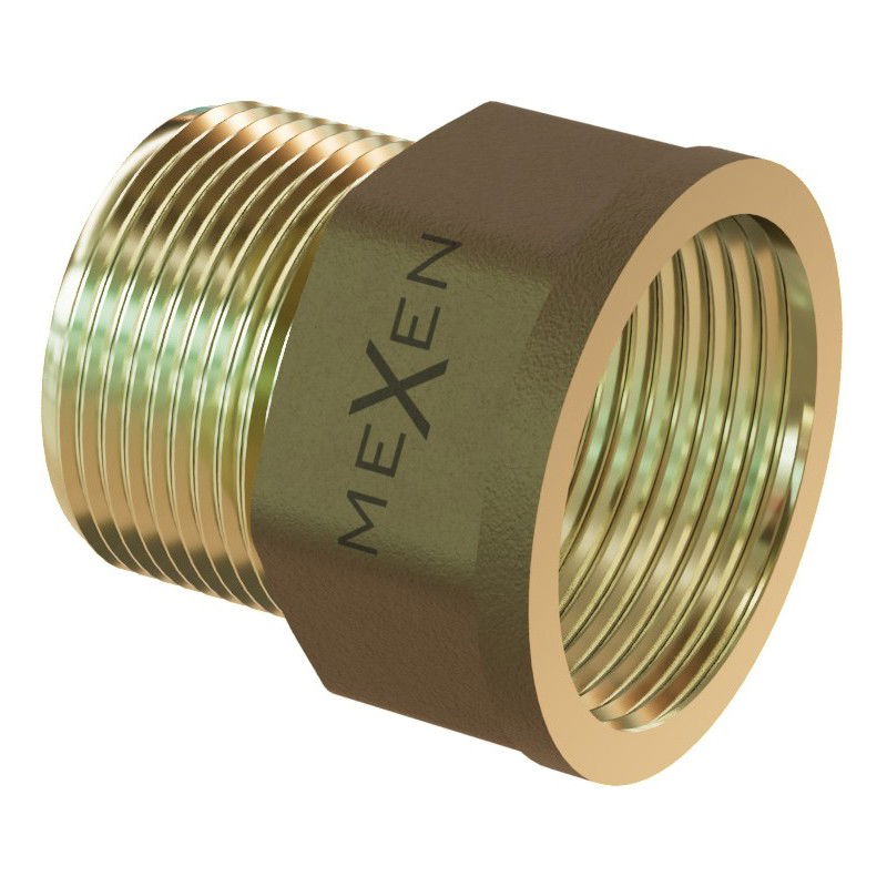 Mexen BRASS mosadzná predlžovačka 1/2 GW x 1/2 GZ, 30 mm - W97420-1212-30