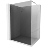 Mexen Kioto sprchová stena Walk-in 130 x 200 cm, grafit 8 mm, chróm - 800-130-101-01-40