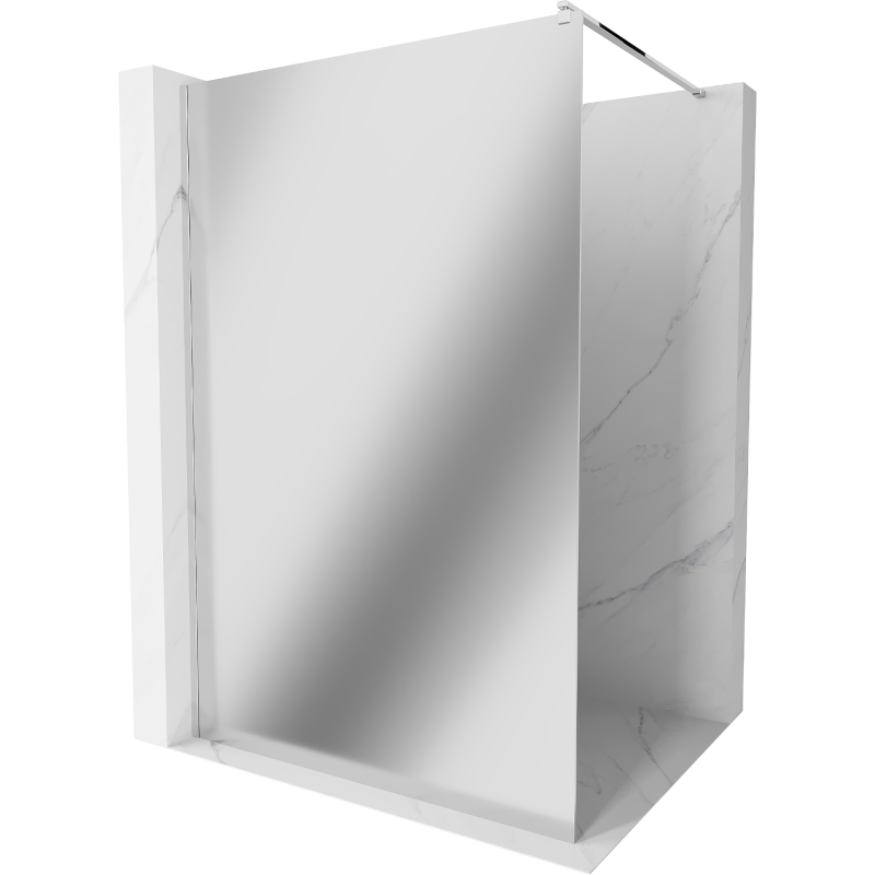 Mexen Kioto sprchová stena Walk-in 140 x 200 cm, zrkadlo 8 mm, chróm - 800-140-101-01-50