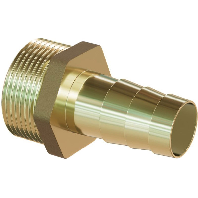 Mexen BRASS mosadzná hadicová spojka 3/8 GZ x 14 mm - W97421-3814