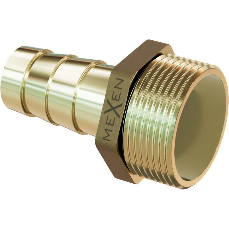 Mexen BRASS mosadzná spojka na hadicu 1/2 GZ x 25 mm - W97421-1225