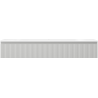 Mexen Rivel kúpeľňová skrinka 140 cm s umývadlom Vela, 1 zásuvka, ryhovaná, šedá matná/biela matná - 91A20-14023-1-BF62-W23M01