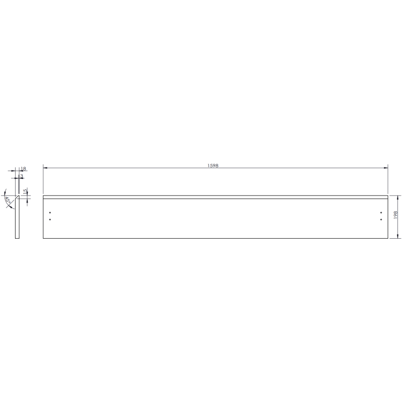 Mexen Rivel kúpeľňová skrinka 140 cm s umývadlom Vela, 1 zásuvka, ryhovaná, sivý mat/biely mat - 91A20-16023-1-BF62-W23M01