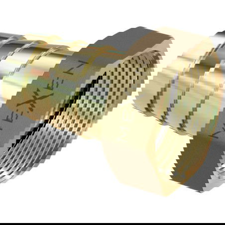 Mexen BRASS mosadzná spojka pre hadicu 1/4 GW x 10 mm - W97422-1410